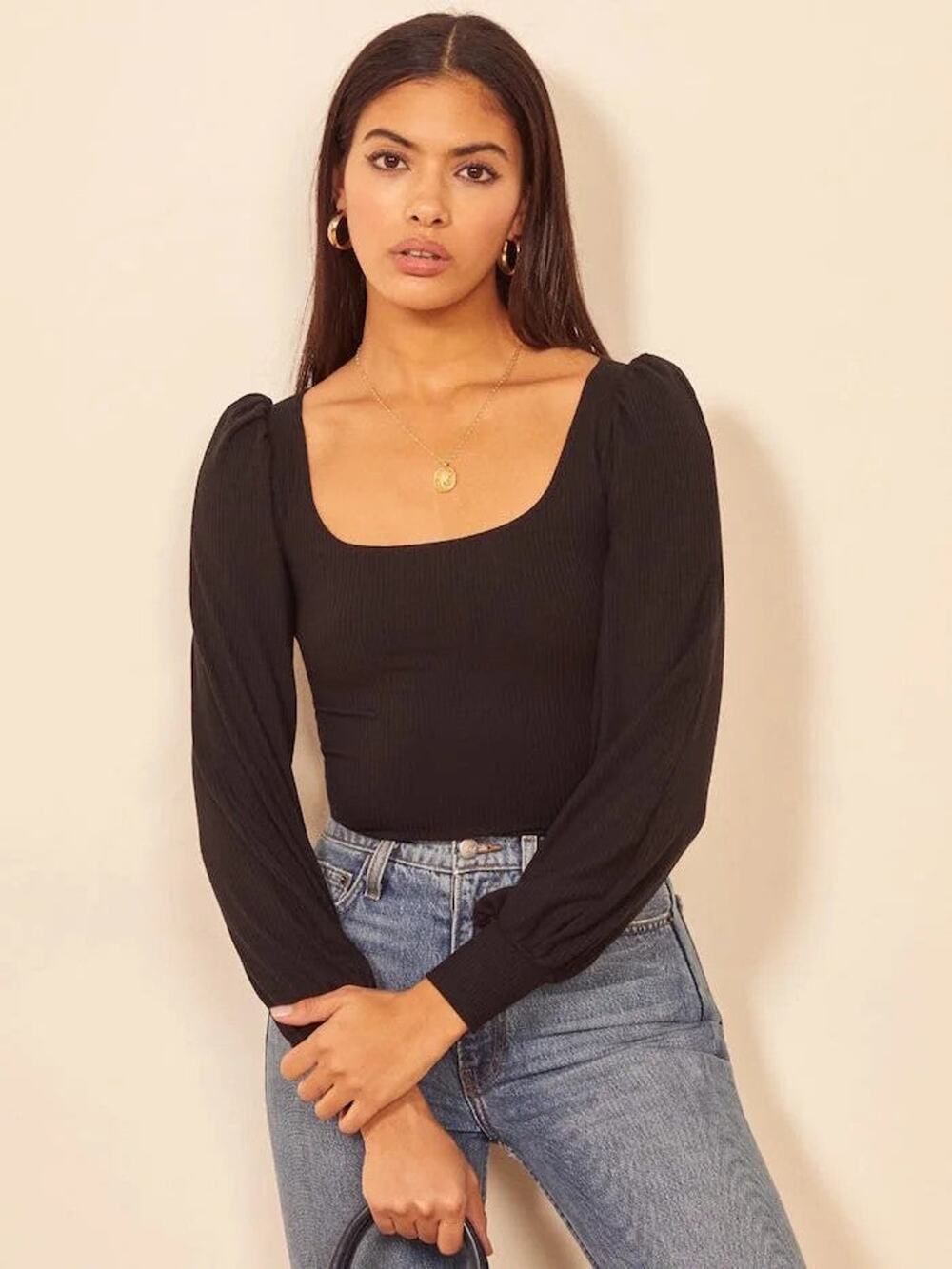 Reformation Vita Top Black - S
